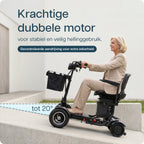 Dubbele 400W-motoren van de Metic Move MQ5 Pro scootmobiel