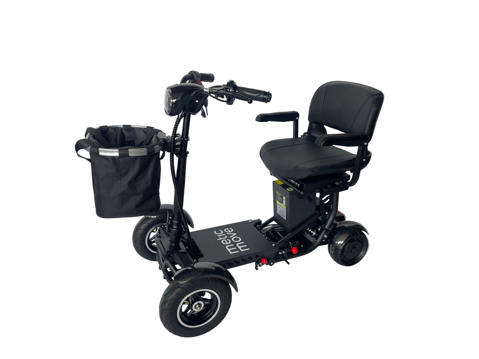 Metic Move MQ5 Pro elektrische scootmobiel achteraanzicht met mand