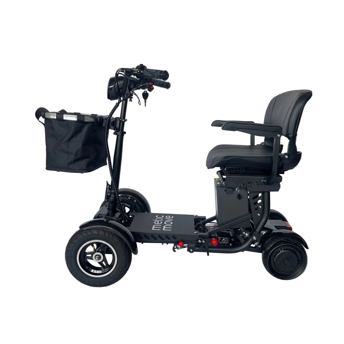 Metic Move MQ5 Pro lichtgewicht 3-wiel scootmobiel zijaanzicht