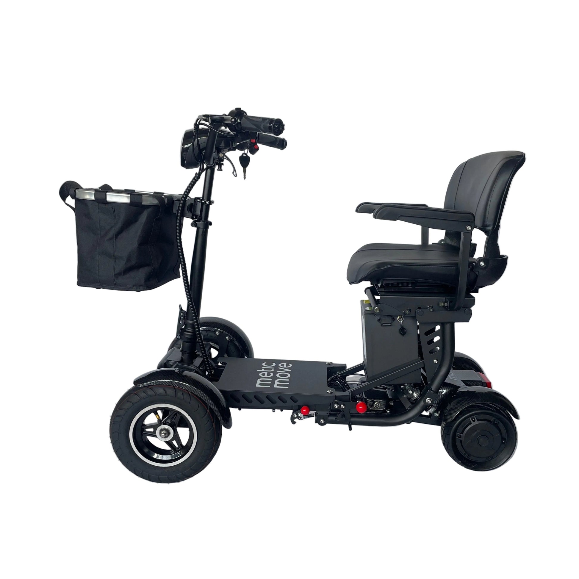 Metic Move MQ5 Pro lichtgewicht 3-wiel scootmobiel zijaanzicht