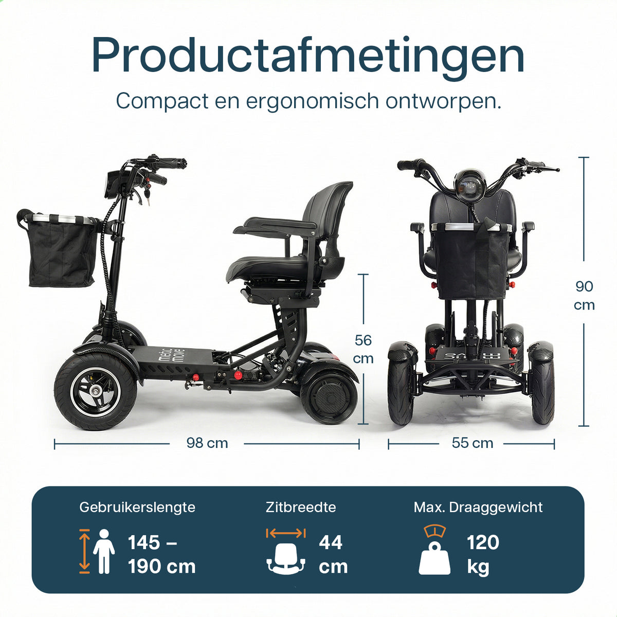 Metic Move MQ5 productafmetingen