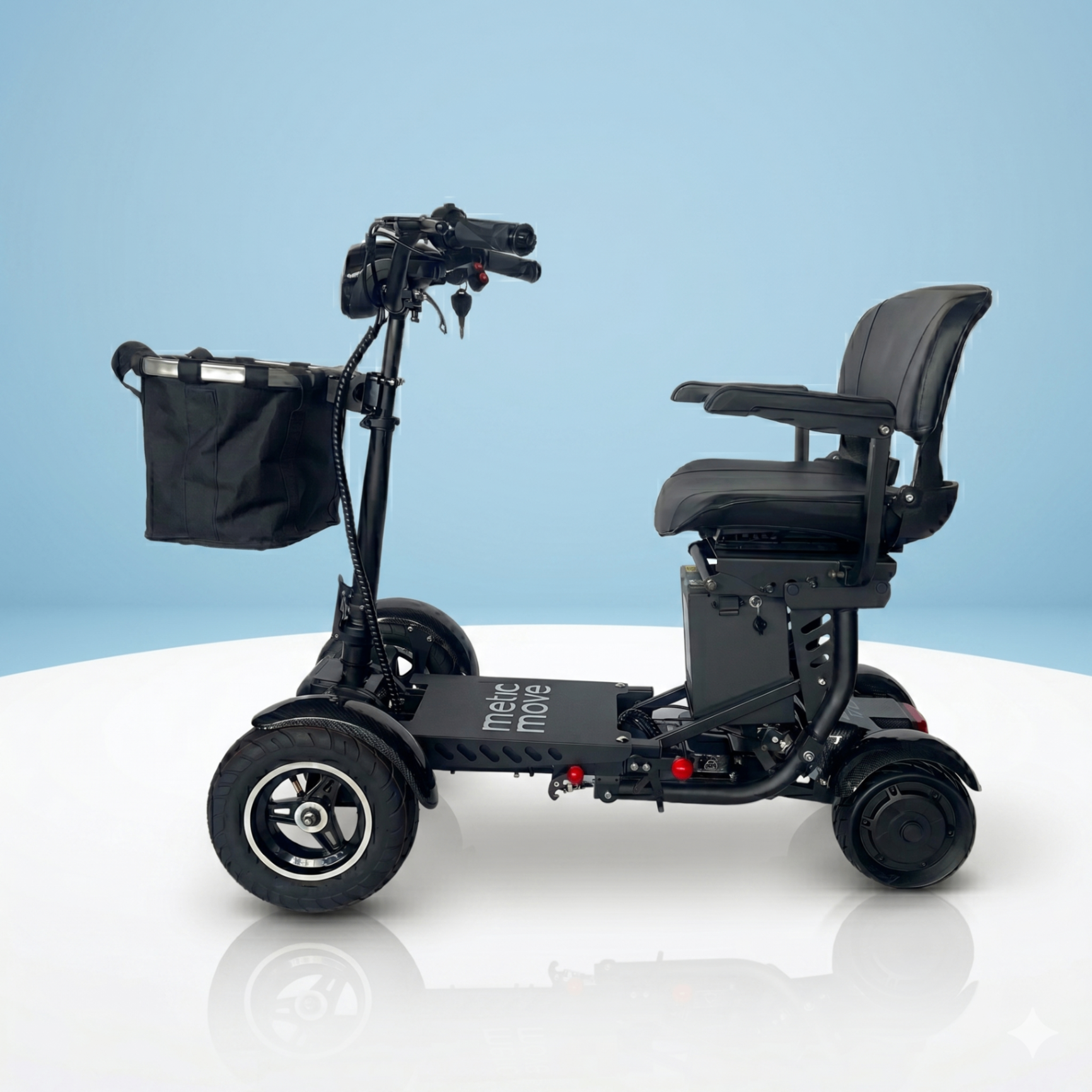 Metic Move MQ5 Pro opvouwbare scootmobiel zijaanzicht